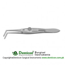 Jameson Muscle Forcep Left - With Slide Lock 4 Teeth - Child Size Stainless Steel, 9.5 cm - 3 3/4"